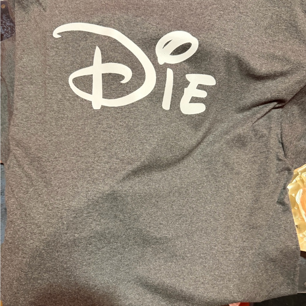 Disney Gray Short Sleeve Tee